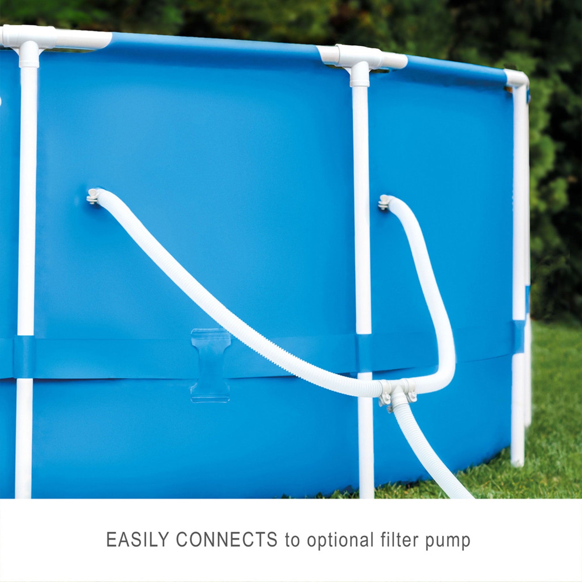 Intex 15ft x 48in Frame Swimming Pool Set w/ Pump and Filter Pump Cartridges