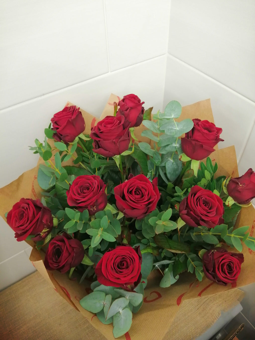 12 Red Rose bouquet