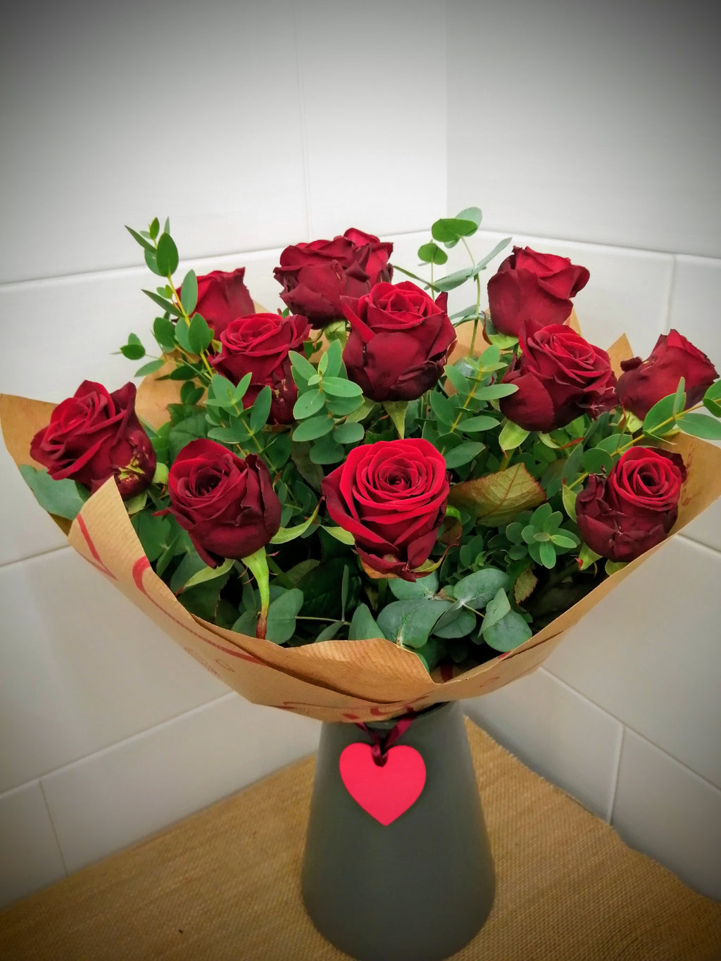 12 Red Rose bouquet