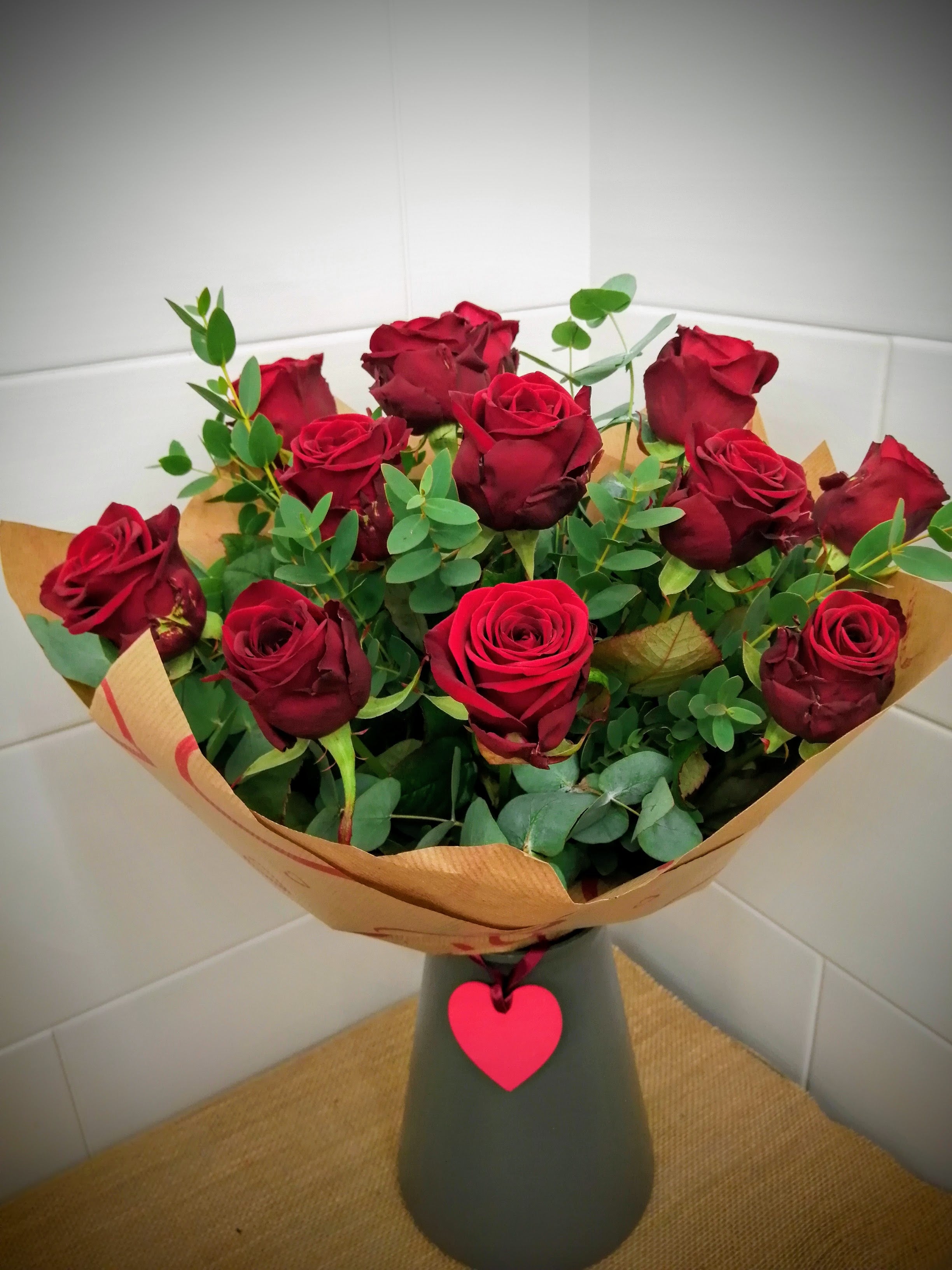 12 Red Rose bouquet