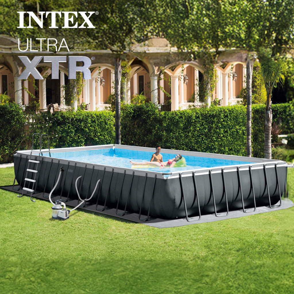 INTEX 32ft x 16ft x 52in Ultra XTR Above Ground Pool & Krystal Clear Saltwater System