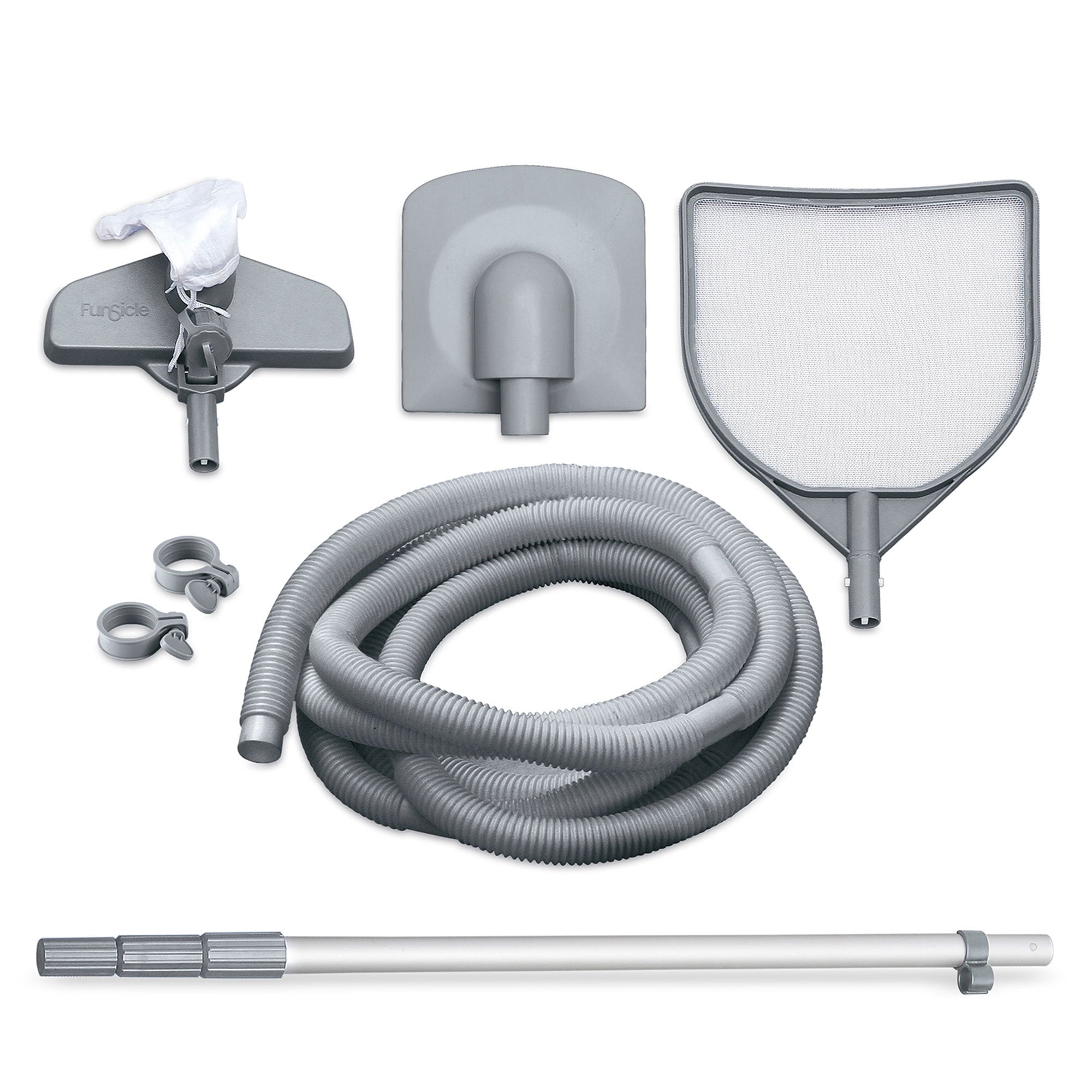 Funsicle 14' x 42 Oasis Above Ground Pool Set with Pump, Round Frame - Cool Gray